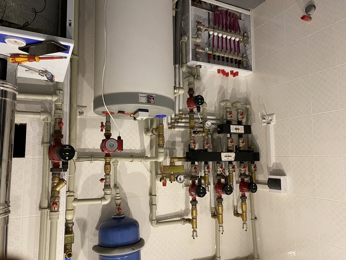 Монтаж электрических котлов - Unitterm